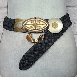Vintage Marjorie Baer San Francisco woven rope belt